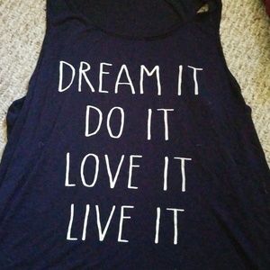 Black tank cute saying